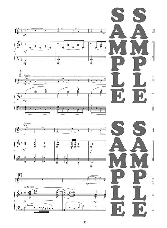 Japanische populäre Lieder für Oboe und Klavier mit Notenbuch auf CD