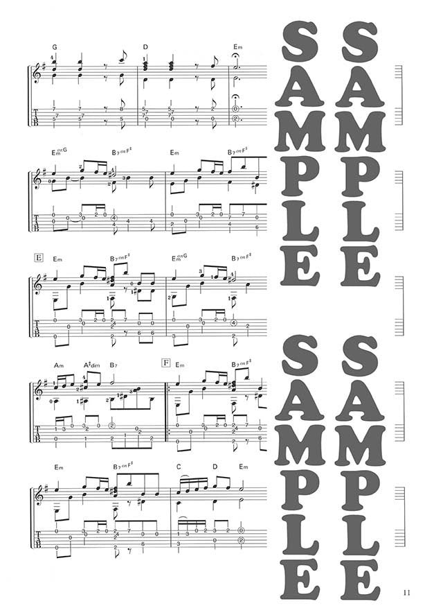 Studio Ghibli-Sammlung für Gitarrensolo mit CD (Demo-Aufführung) (Mittelstufe) Notenbuch