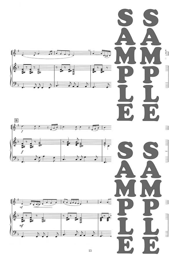 The collection of traditional japanese songs for Trumpet and Piano (Upper-Intermediate) w/CD Sheet Music Book
