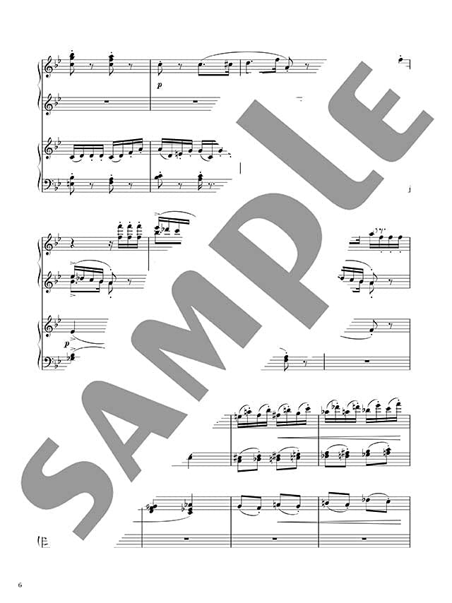 Tschaikowsky-Werke arrangiert für 2 fortgeschrittene Pianisten Klavierduett Notenbuch