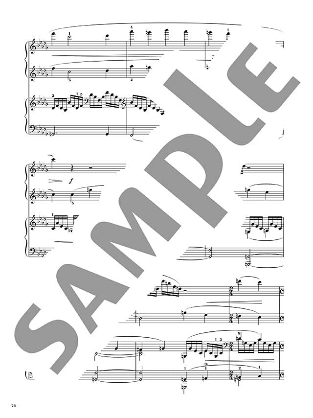 Tschaikowsky-Werke arrangiert für 2 fortgeschrittene Pianisten Klavierduett Notenbuch