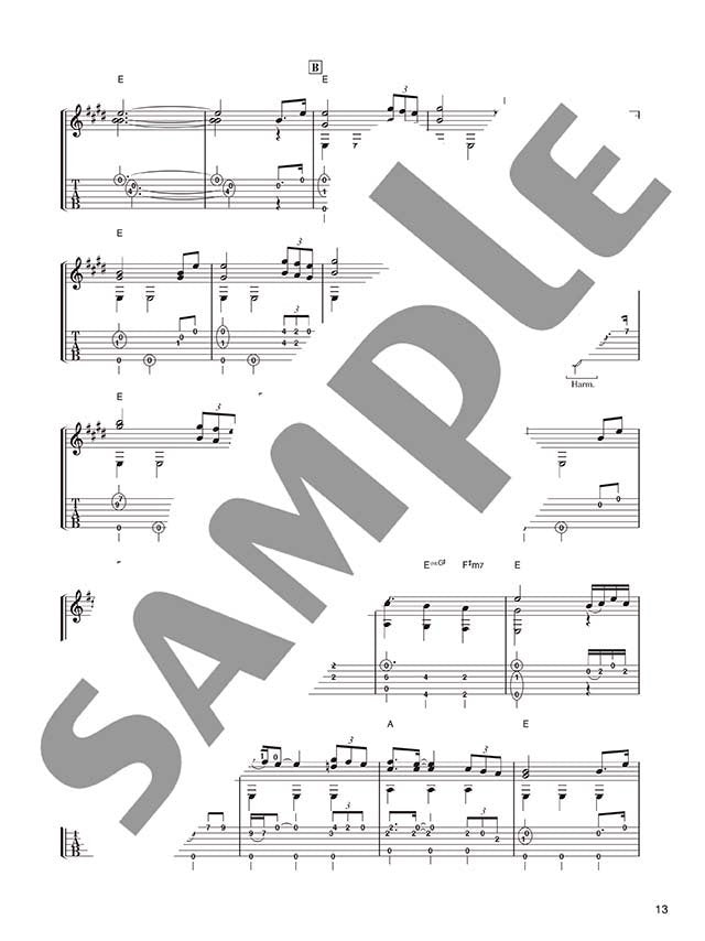 Christmas Song Selection for Guitar Solo(Upper-Intermediate) w/CD(Demo Performance) Sheet Music Book