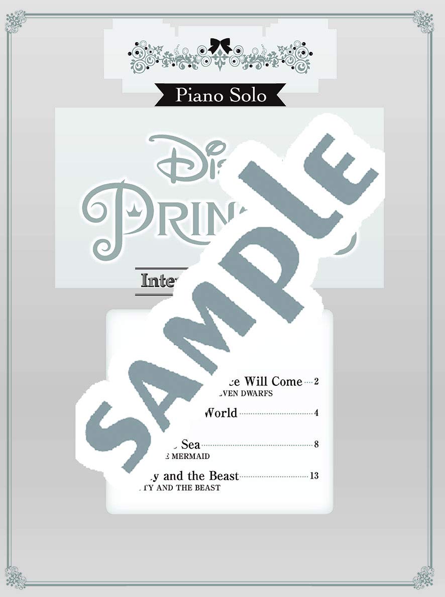Disney Princess Vol. 3 Klavier Solo (Mittel)/Englische Version