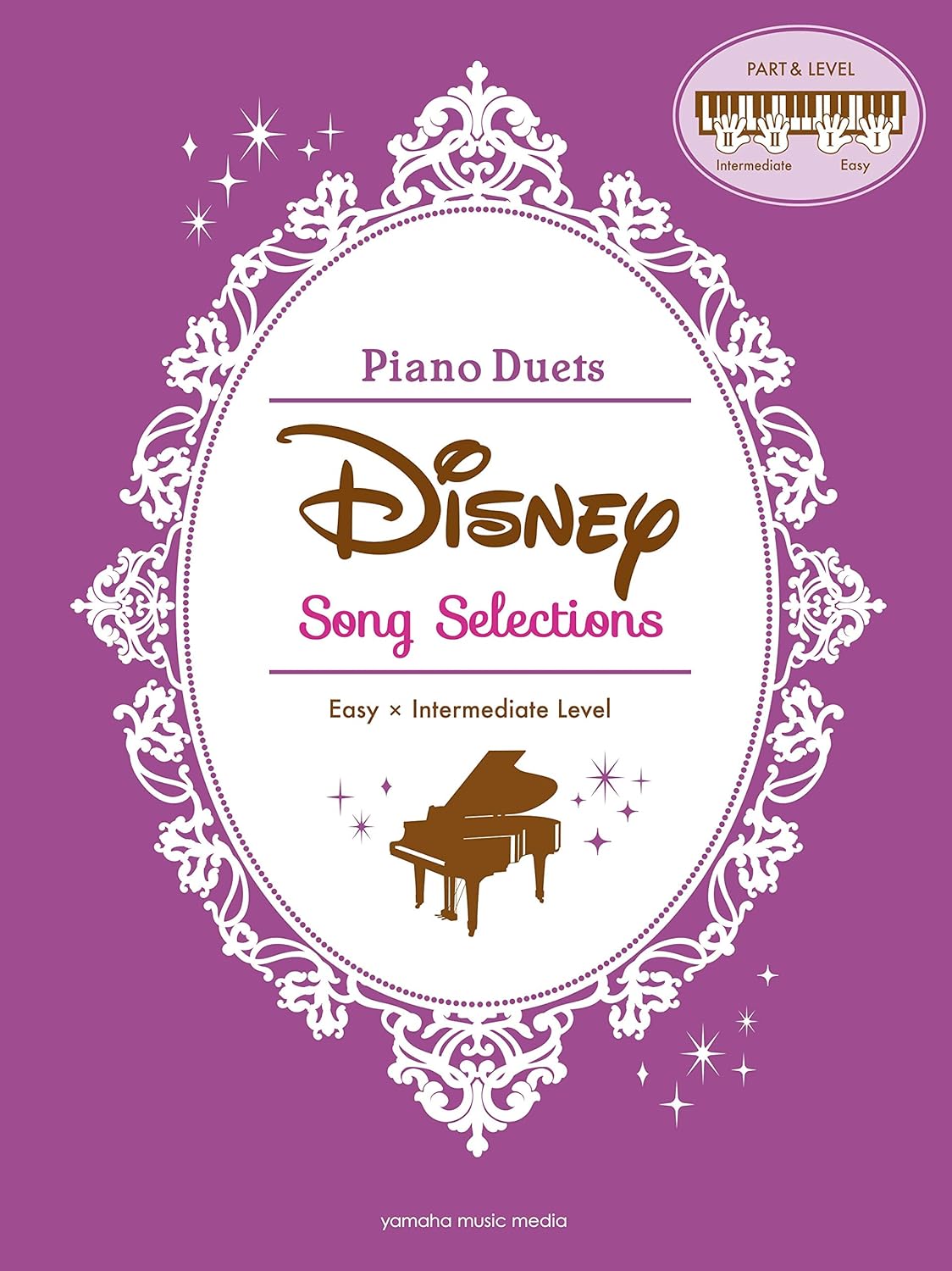 Disney Song Selections for Piano Duet(Easy x Intermediate) /English Version