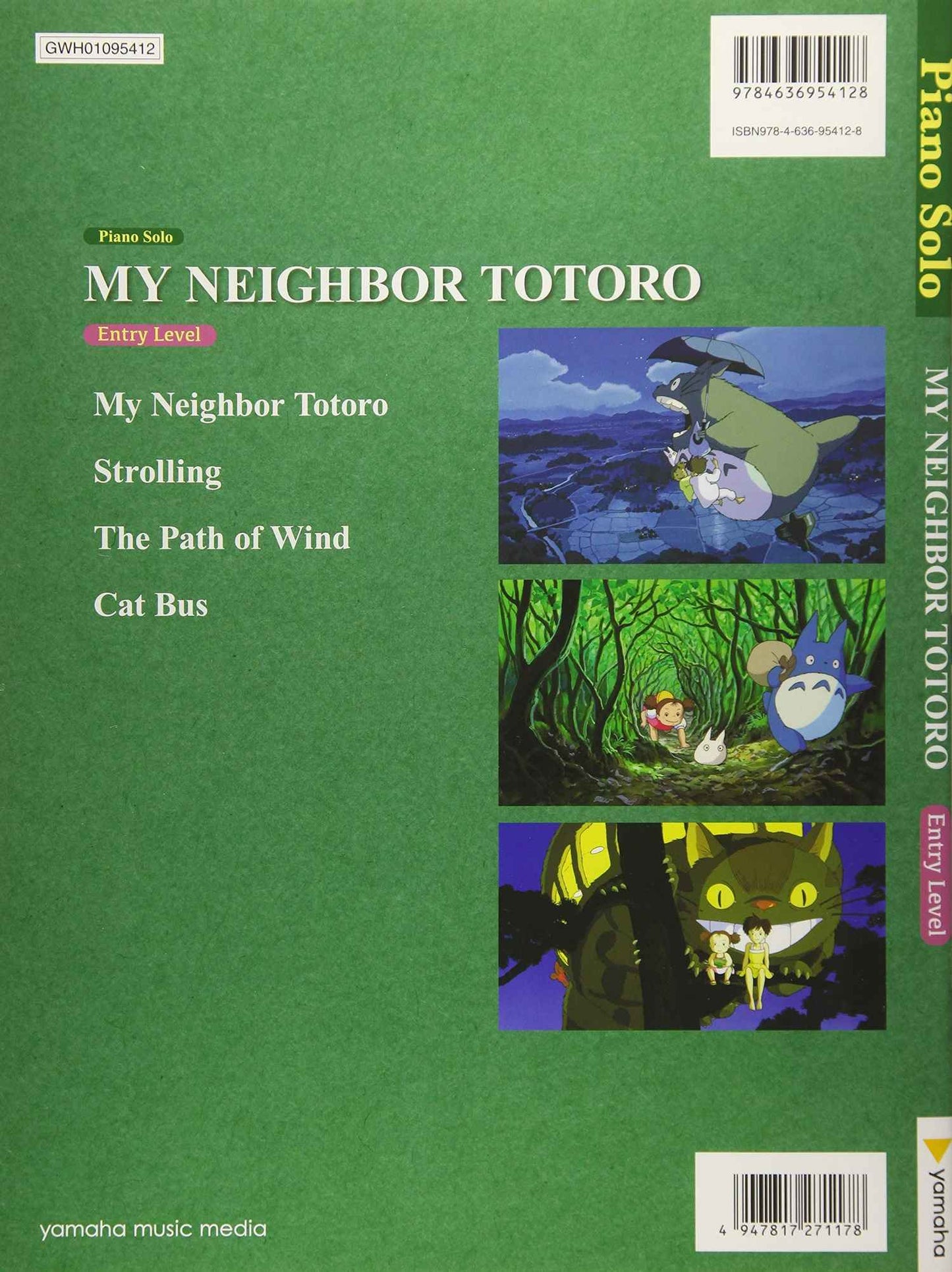 My Neighbor Totoro(Studio Ghibli) Piano Solo(Beginner) Sheet Music Book/English Version