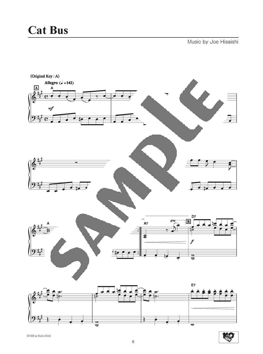 My Neighbor Totoro(Studio Ghibli) Piano Solo(Intermediate)/English Version