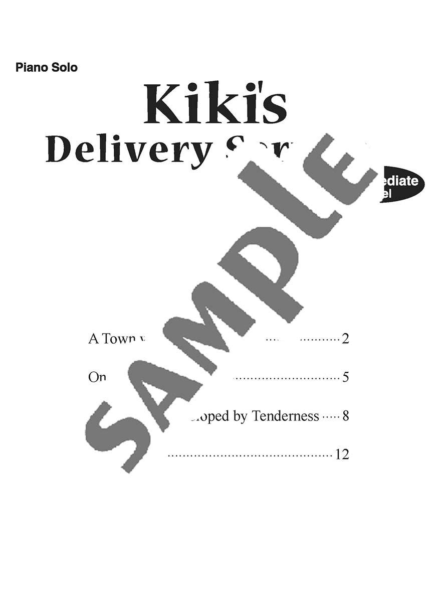 Kiki's Delivery Service (Studio Ghibli) Piano Solo (Mittel)/Englische Version