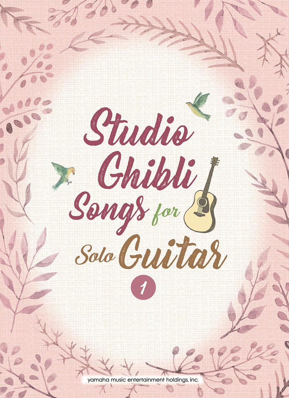 Studio Ghibli Songs für Gitarrensolo Vol. 1 (Mittelstufe) Notenbuch / englische Version