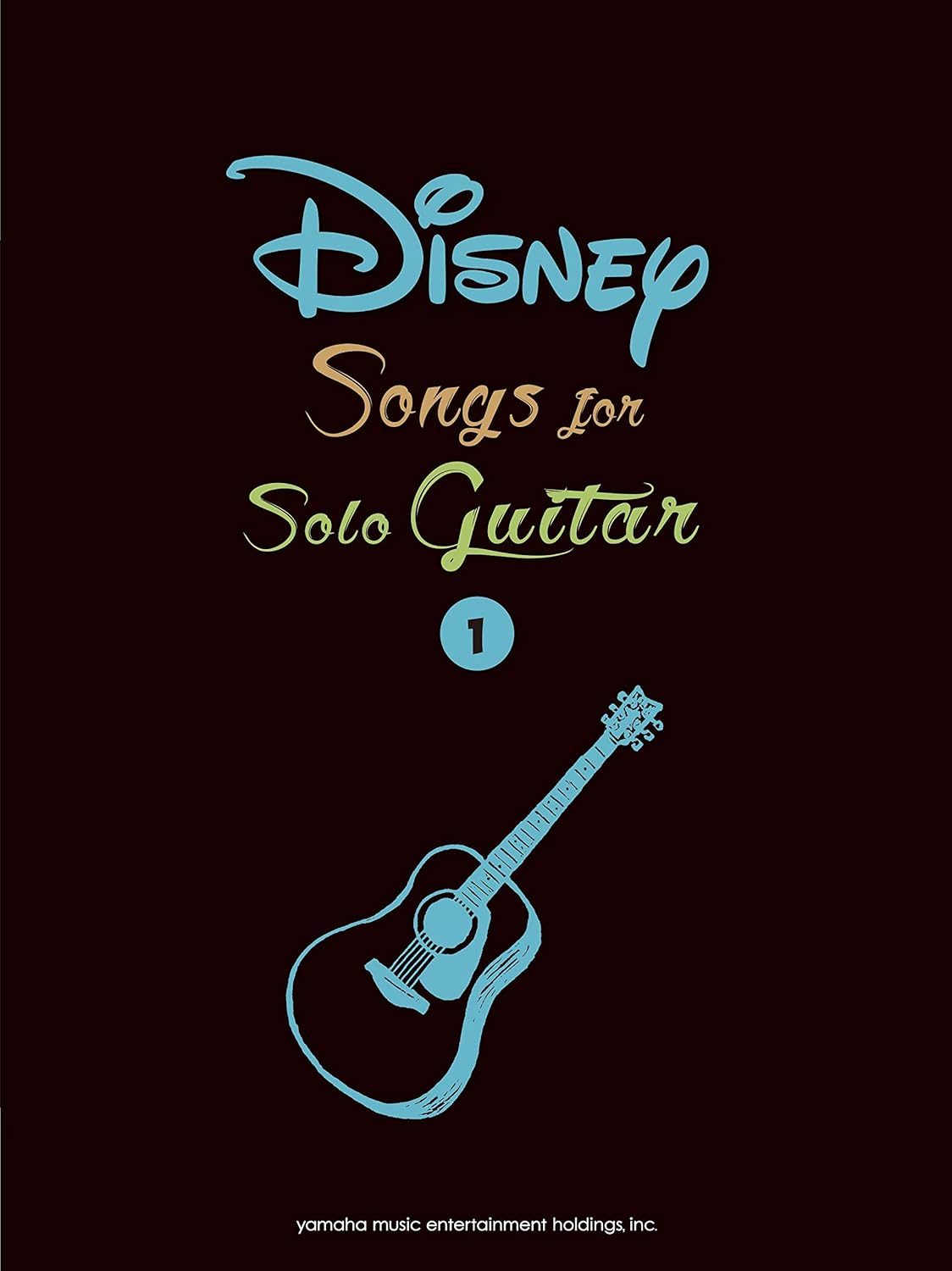 Disney Songs for Guitar Solo Vol.1(Intermediate) Sheet Music Book /English Version