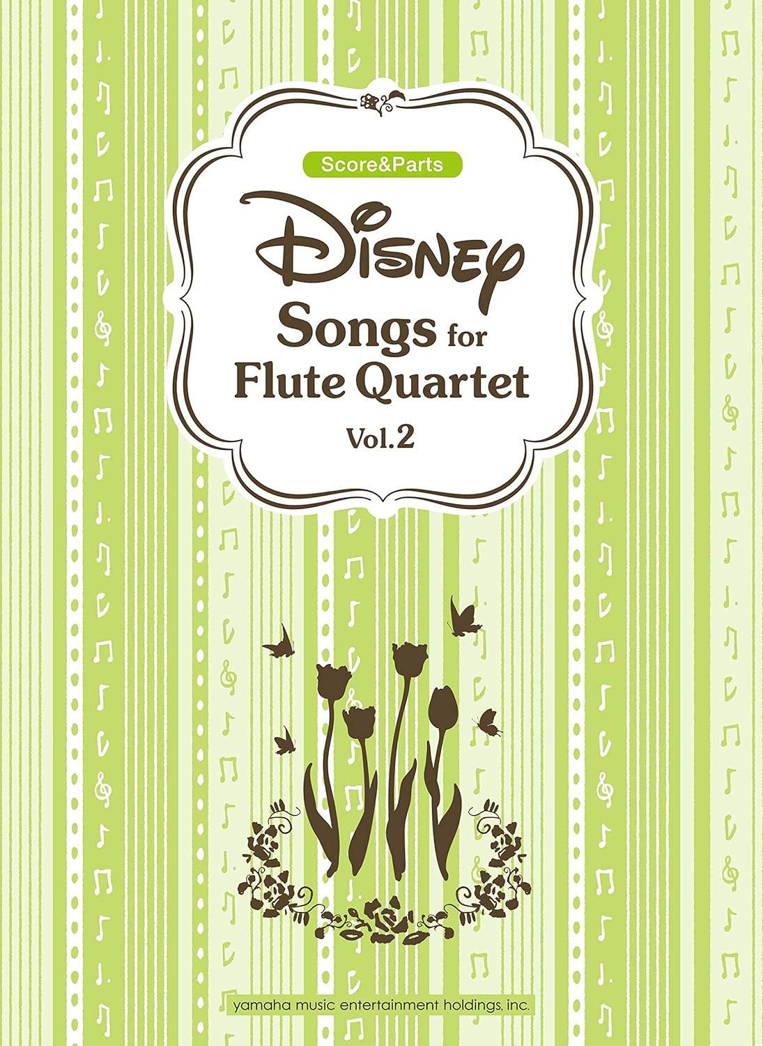 Disney Songs für Flötenquartett Band 2 (Mittelstufe) Notenbuch / englische Version