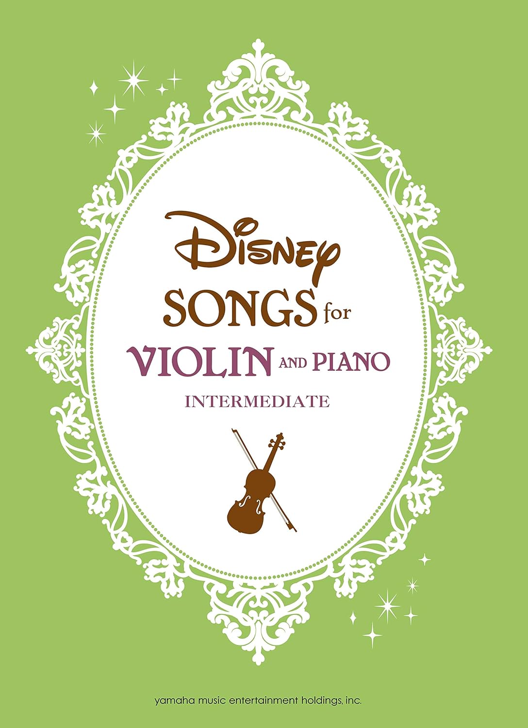 Disney Songs für Violine und Klavier (Mittelstufe) Notenbuch / englische Version