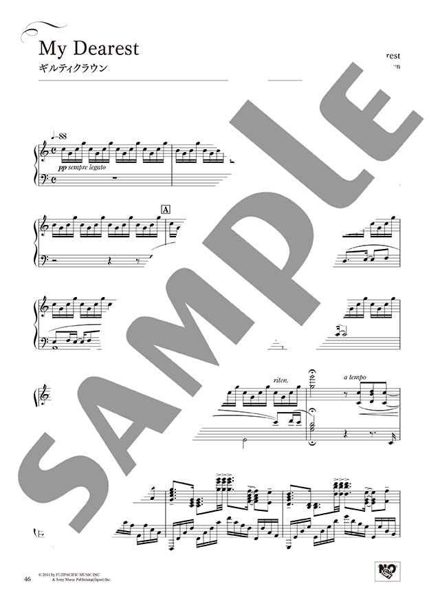 Animenz Notenbuch: Beliebte Anime-Songs 2 für Klavier Solo (Fortgeschritten)