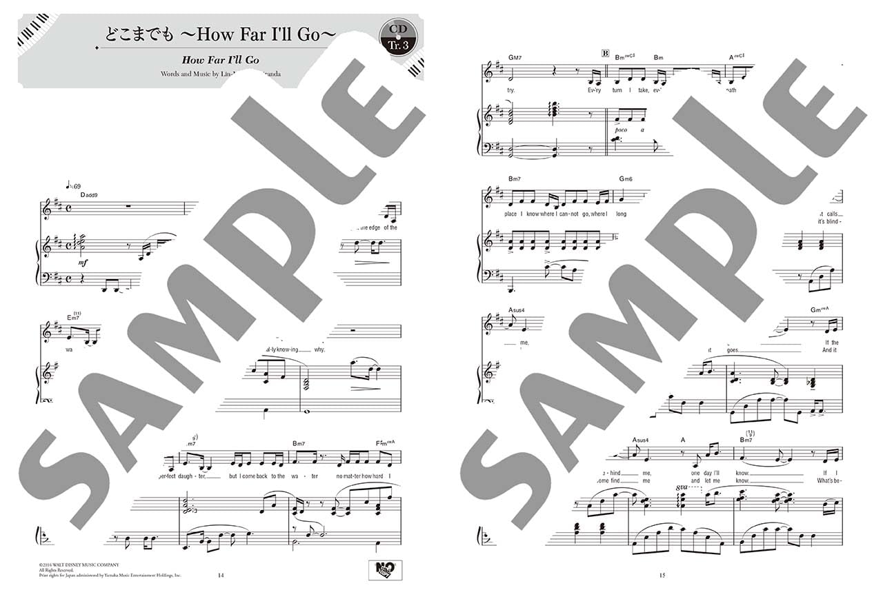 Disney Jazz Arrangement Liedersammlung für Klavier und Gesang (Mittelstufe) mit CD-Notenbuch