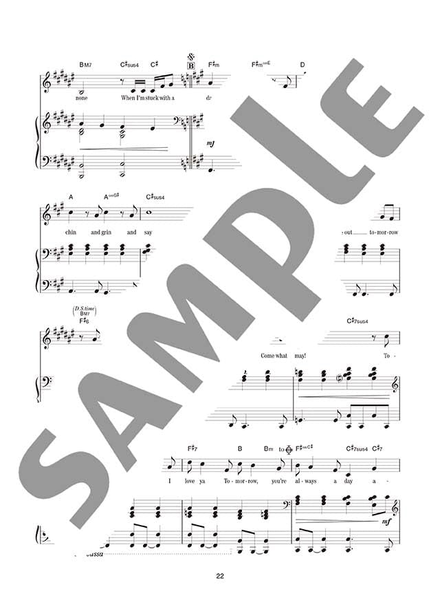 Musicals Klavier und Gesang ~Irgendwo Wird Immer Getanzt~(Mittel) mit CD(Klavierbegleitung) Notenbuch