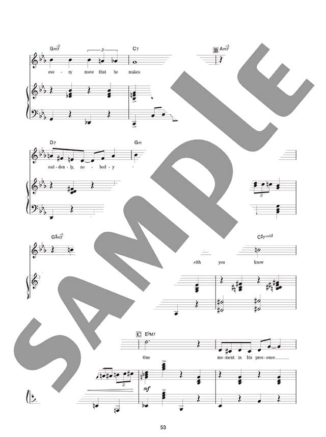 Musicals Klavier und Gesang ~Irgendwo Wird Immer Getanzt~(Mittel) mit CD(Klavierbegleitung) Notenbuch