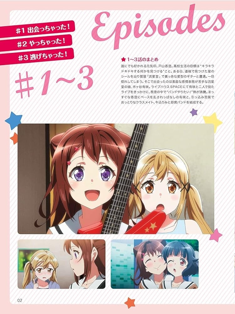 BanG Dreams!(Anime) Offizielle Klavierpartitur Klaviersolo (Vorstufe Mittelstufe) Noten mit CD