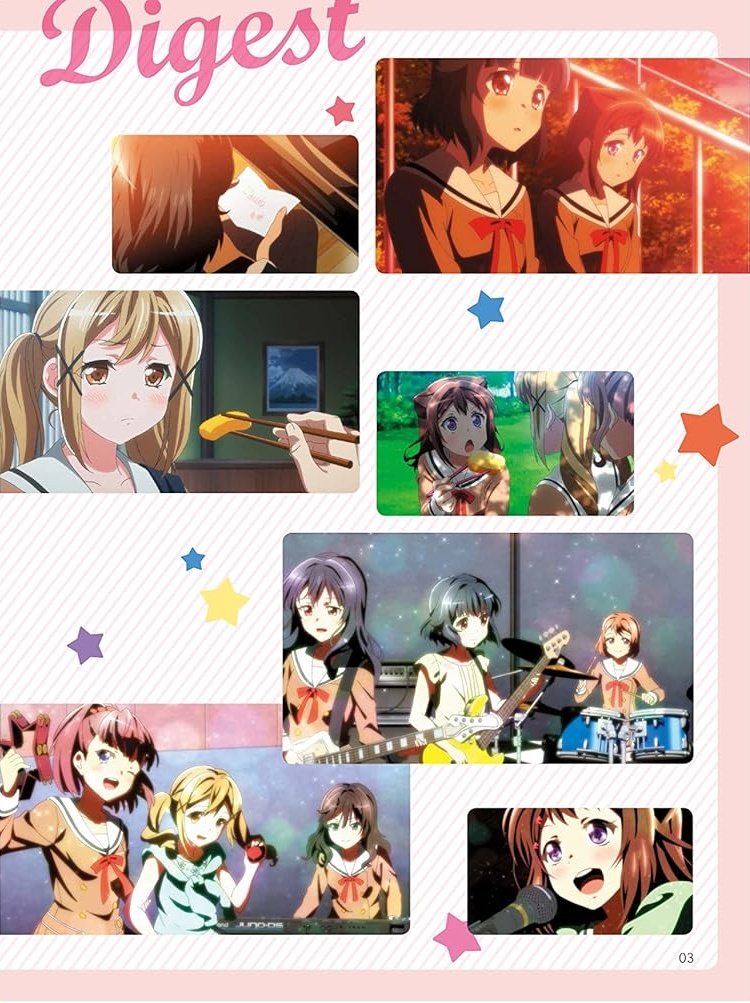 BanG Dreams!(Anime) Offizielle Klavierpartitur Klaviersolo (Vorstufe Mittelstufe) Noten mit CD