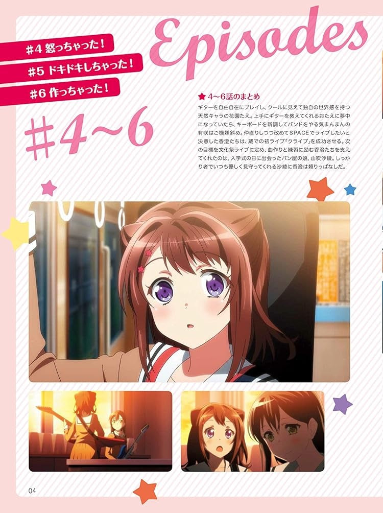 BanG Dreams!(Anime) Offizielle Klavierpartitur Klaviersolo (Vorstufe Mittelstufe) Noten mit CD