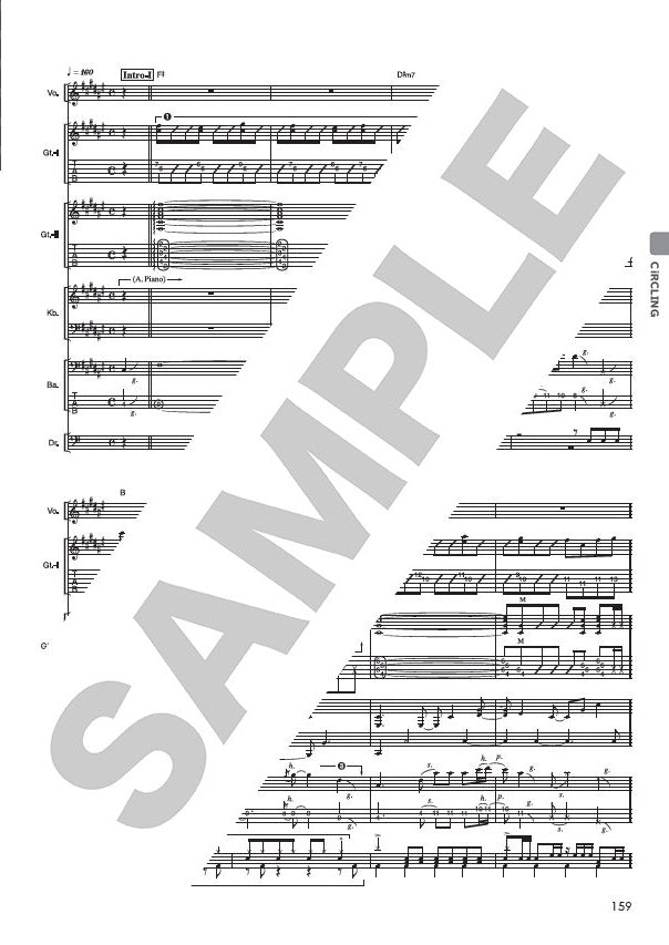 BanG Dream!(Anime) Official Band Score Poppin'Party Vol.2 Sheet Music Book