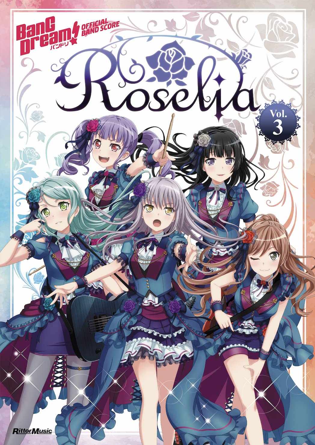 BanG Dream!(Anime) Official Band Score Roselia Vol.3 Sheet Music Book