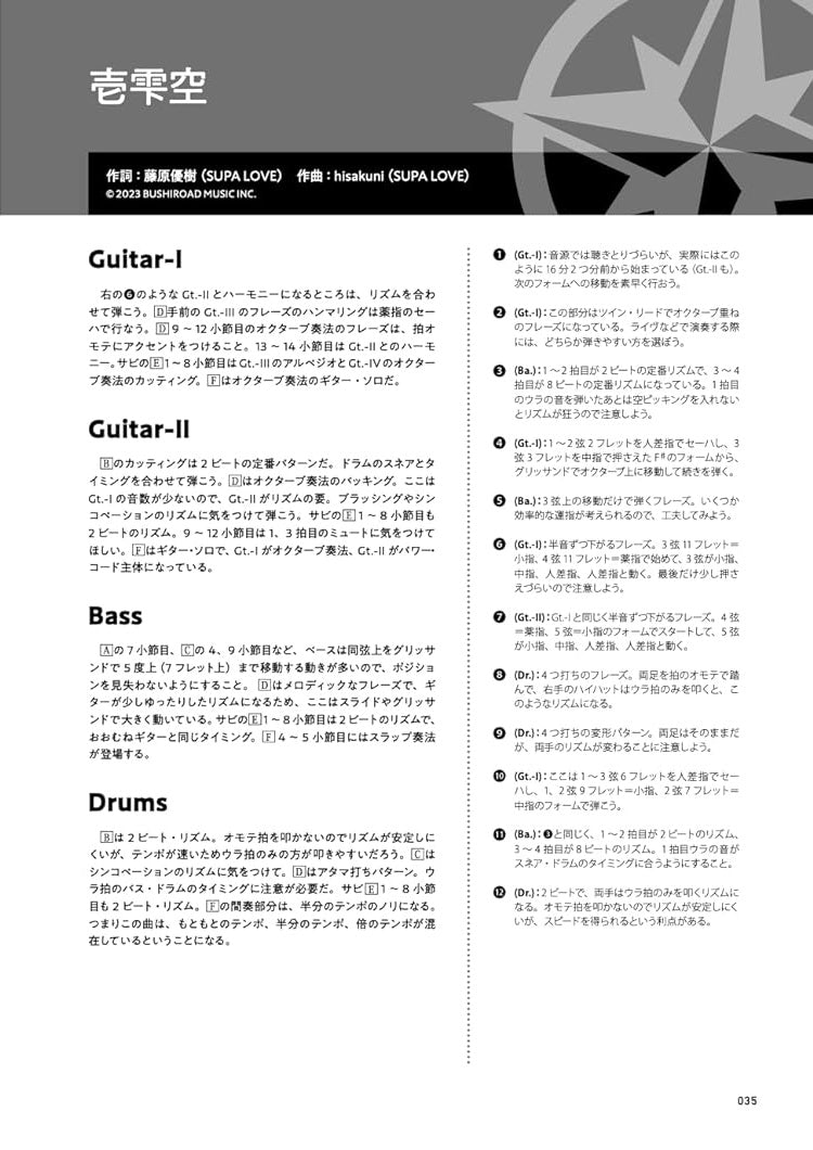 BanG Dream! It's MyGO!!!!! Official Band Score Sheet Music Book