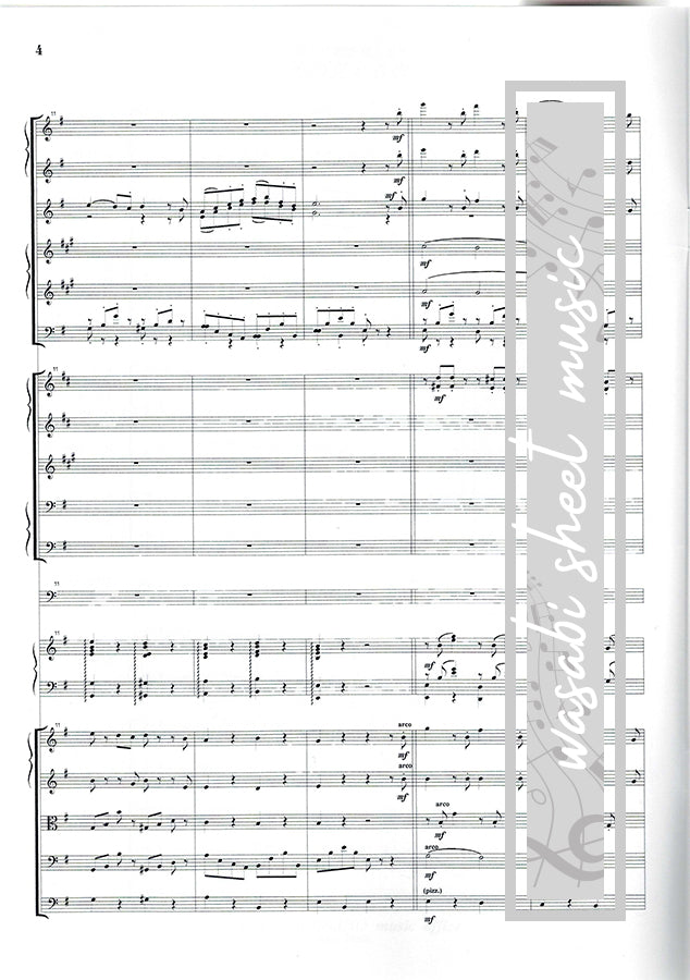 Eine Stadt mit Meerblick aus Kikis kleiner Lieferservice – Vollständige Orchesterpartitur mit Stimmen