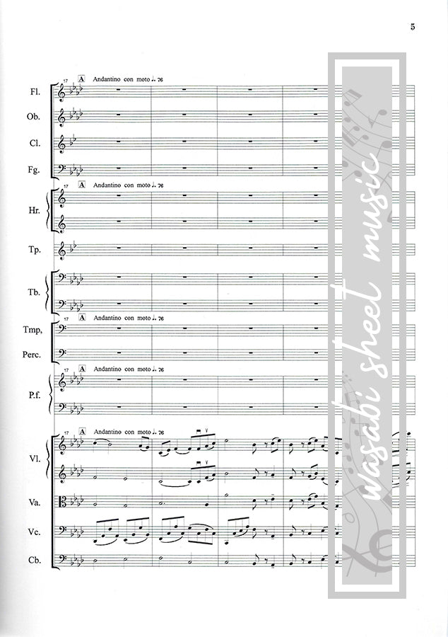 Die Legende von Ashitaka aus Prinzessin Mononoke – Vollständige Orchesterpartitur mit Stimmen