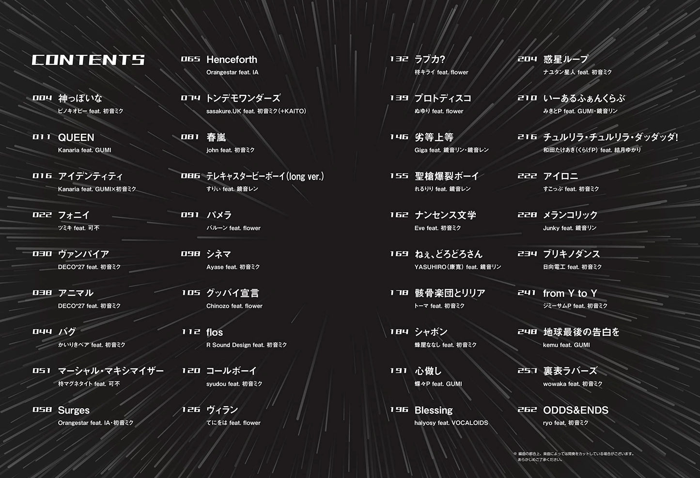 Popular Vocaloid Songs Collection Piano Solo(Intermediate) Sheet Music Book