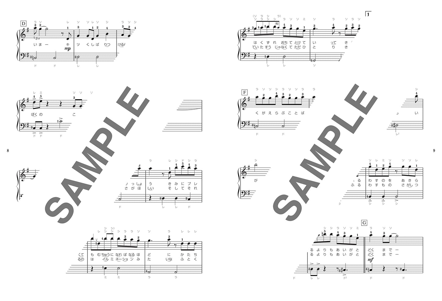 J-pop Songs Piano Solo(Easy) for Teenagers Sheet Music Book