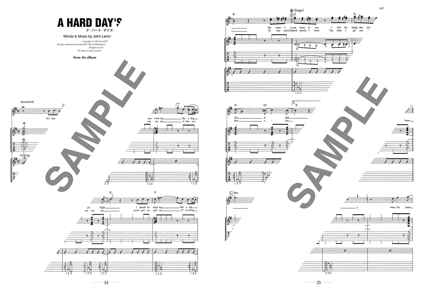 The Beatles Collection Guitar Solo Sheet Music Book