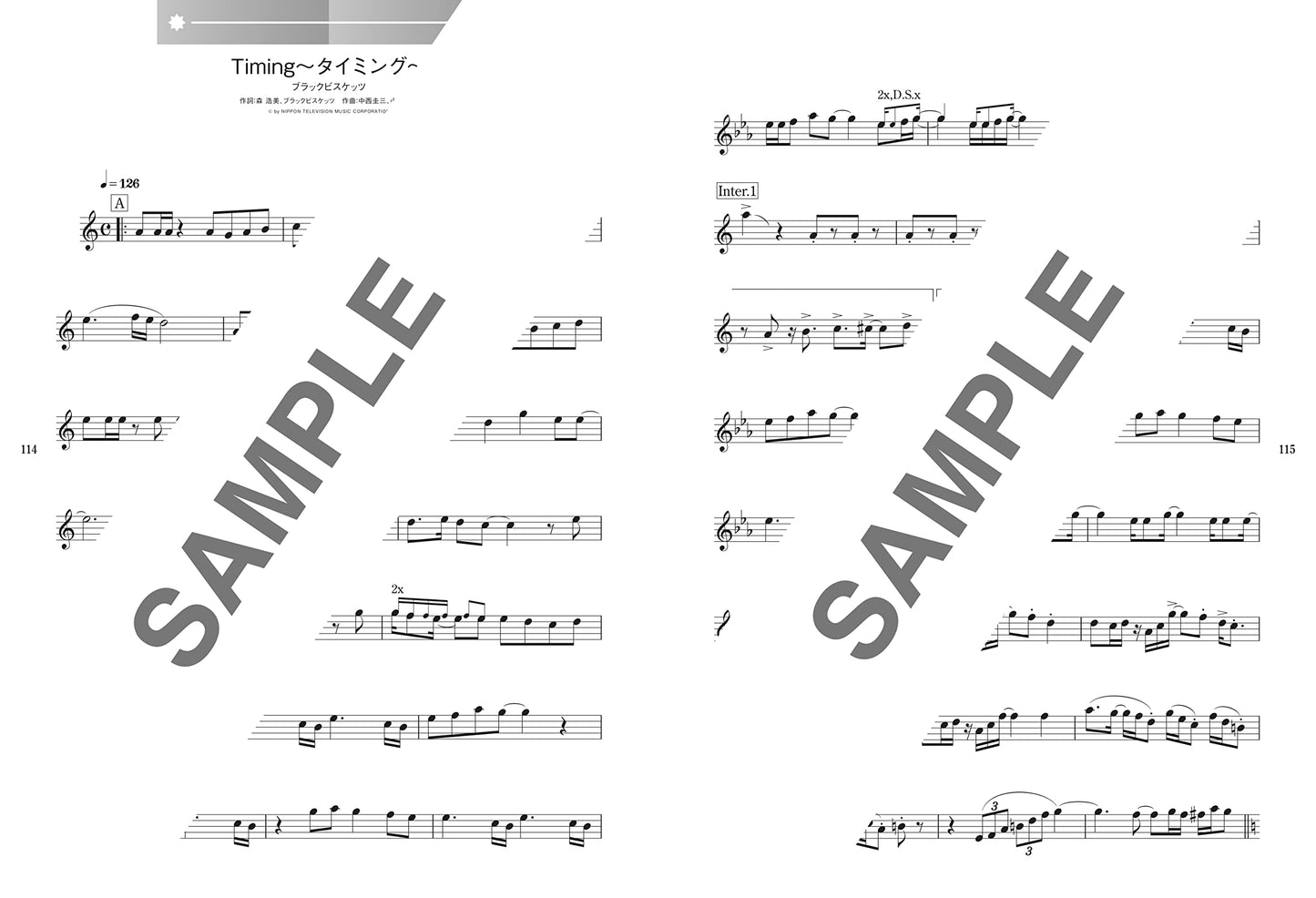 J-POP-Songs für Tenor-Saxophon-Solo-Notenbuch