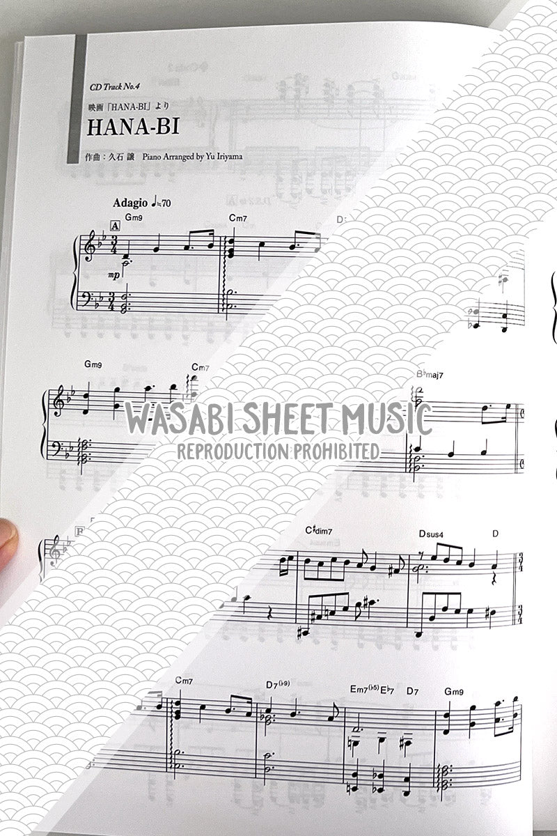 Joe Hisaishi Collection Piano Solo(Advanced) w/CD Sheet Music Book