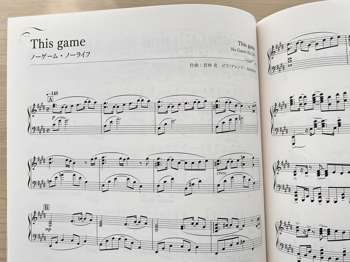 Professional Video Game or Anime Music Notation for Piano for $85 : QuinnS  