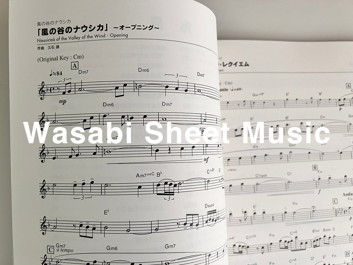 Studio Ghibli Melodies 100 für Flötensolo (Mittelstufe) Notenbuch
