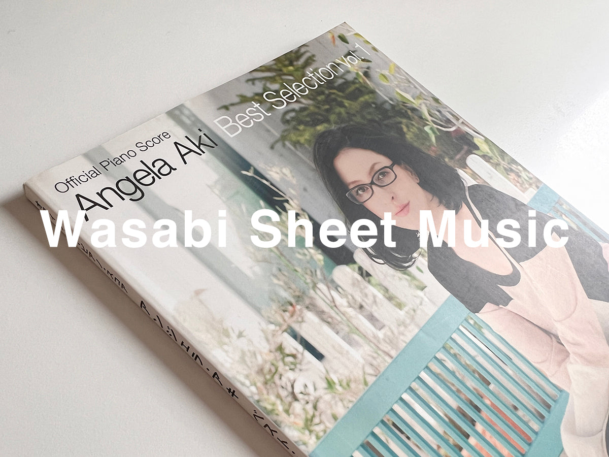 Angela Aki Best Selection Vol.1 für Klavier und Gesang, offizielles Notenbuch