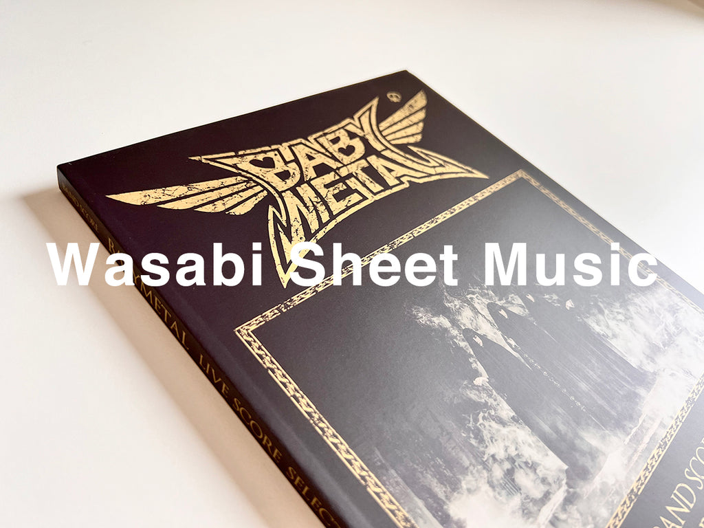 BABYMETAL „LIVE SCORE SELECTION“ Notenbuch für Bandpartituren