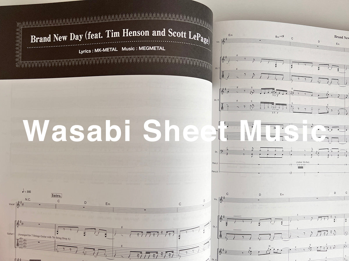 BABYMETAL „METAL GALAXY“ Offizielle Bandpartitur (Obere Mittelstufe) Notenbuch