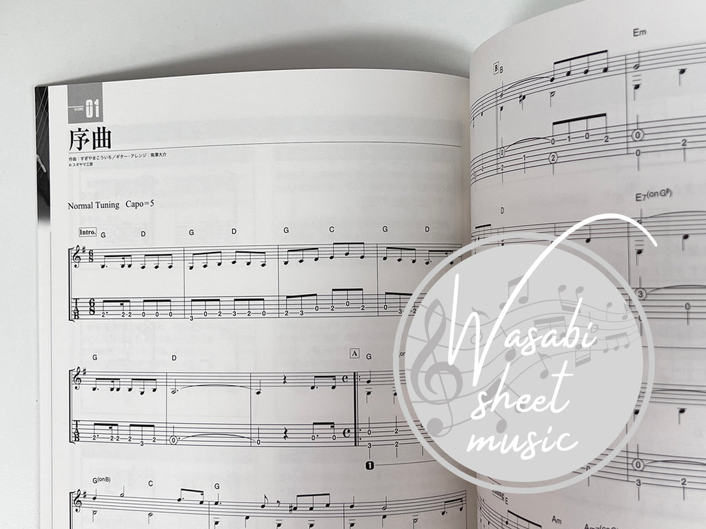 Dragon Quest: Guitar Solo TAB - Sheet Music Book