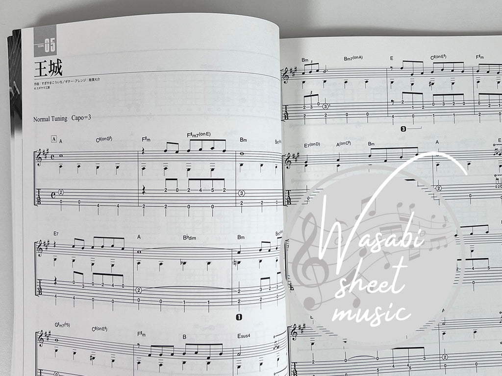 Dragon Quest: Guitar Solo TAB - Sheet Music Book