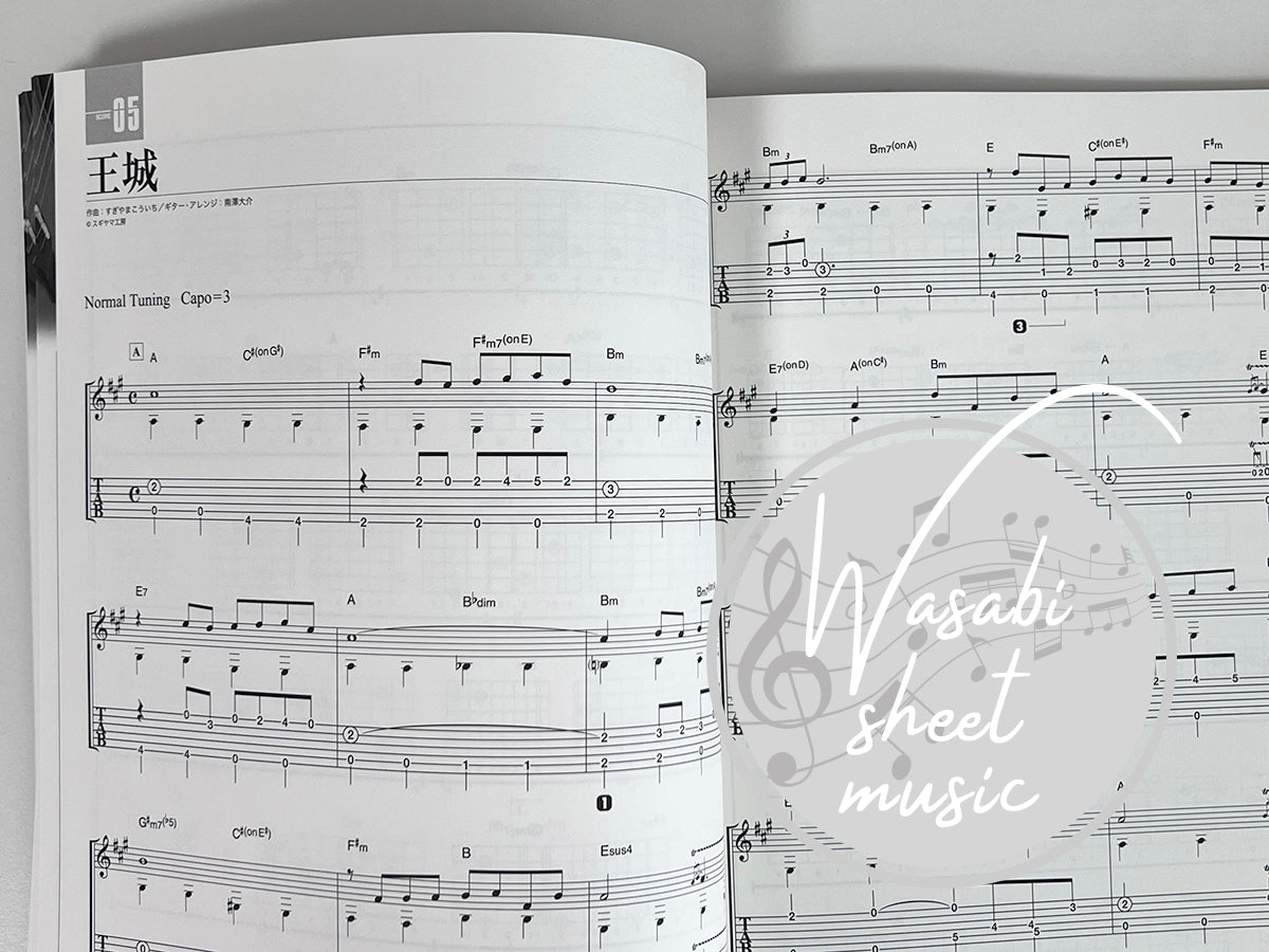 Dragon Quest: Guitar Solo TAB - Sheet Music Book