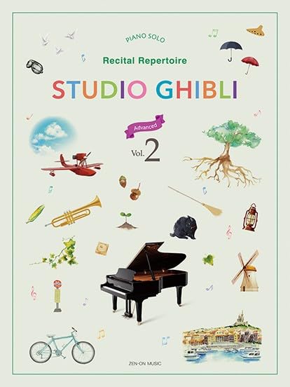 Recital Repertoire: Studio Ghibli Vol.2 - Piano Solo - English Version (Advanced) - Sheet Music Book