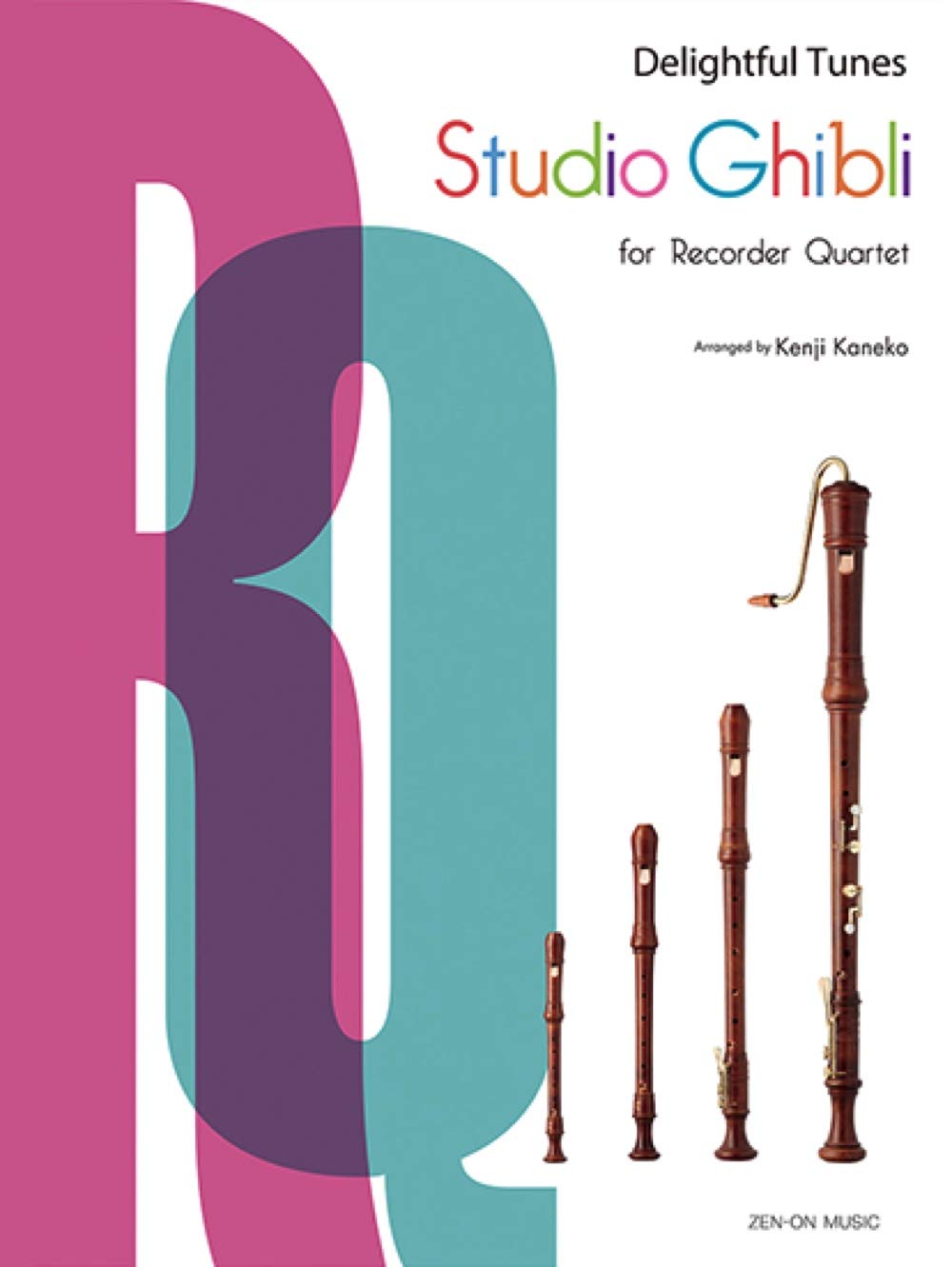 Studio Ghibli Delightful Tunes - Recorder Quartet - Sheet Music Book