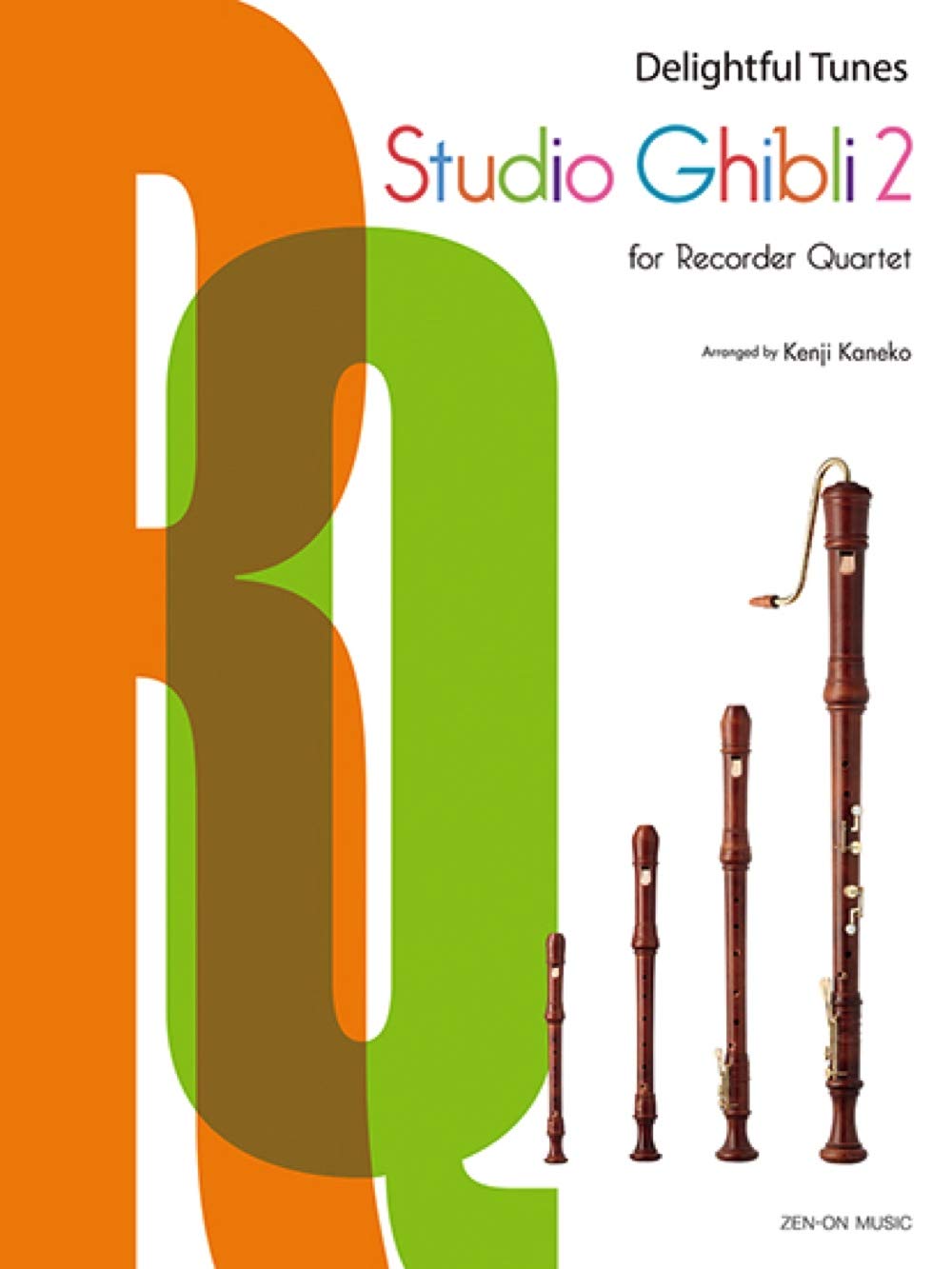 Studio Ghibli Delightful Tunes 2 - Recorder Quartet - Sheet Music Book