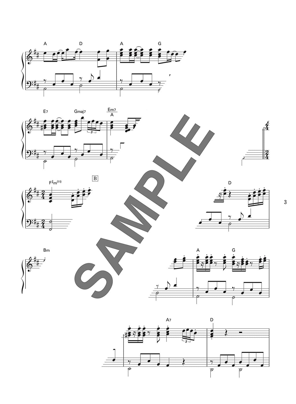 The collection of cool songs for Piano solo - Sheet Music Book / Deluxe Edition