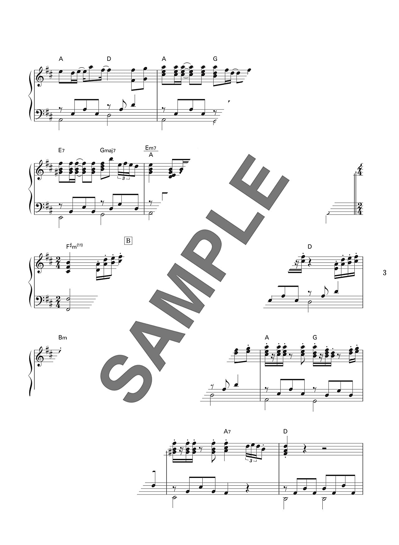 The collection of cool songs for Piano solo - Sheet Music Book / Deluxe Edition