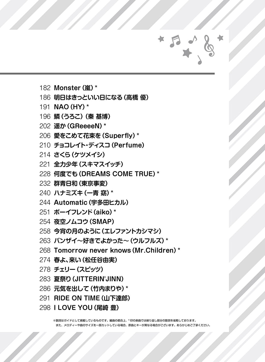 J-POP Popular Songs for Piano Solo - Sheet Music Book