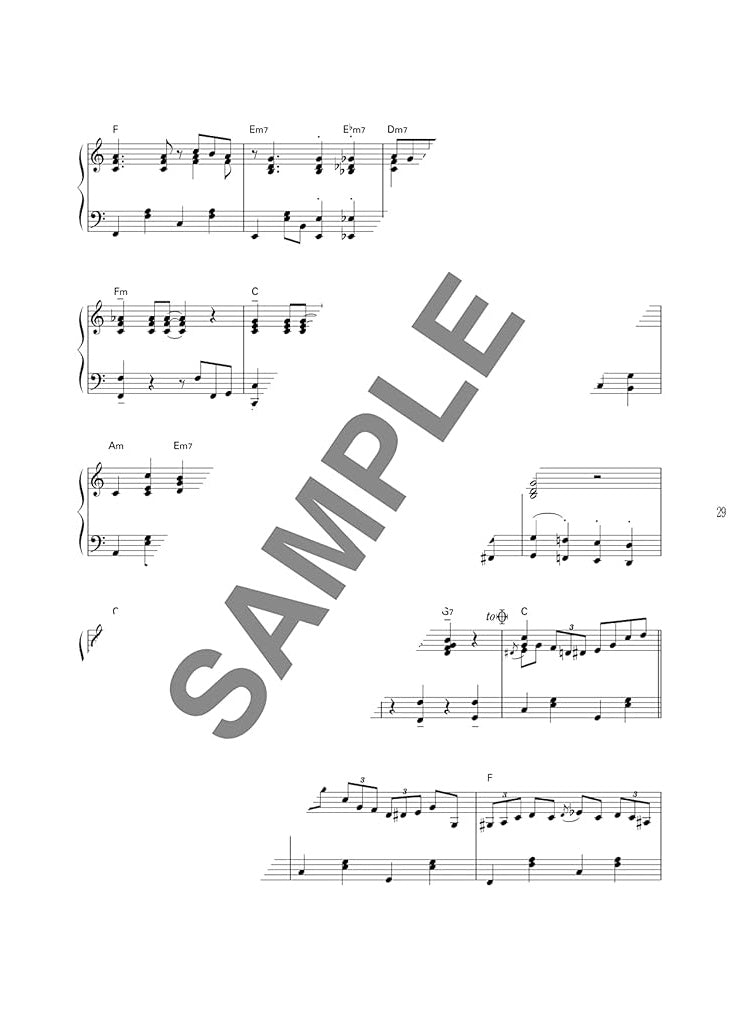 Studio Ghibli Song Collection Piano Solo with CD - Sheet Music Book