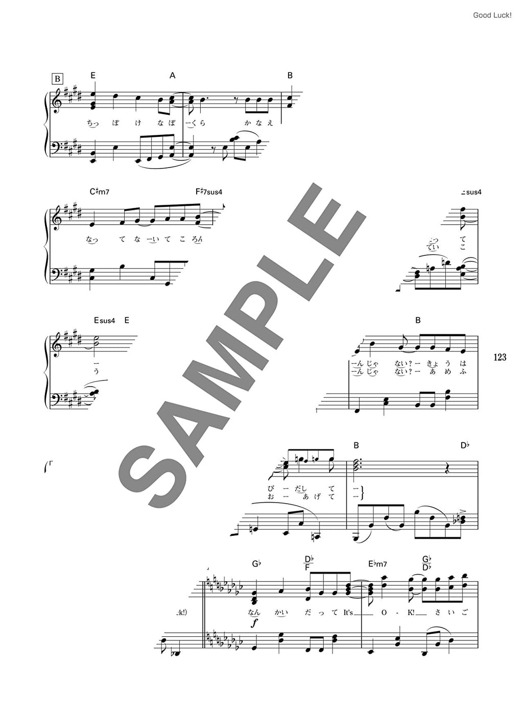 Boys Idol Bestes J-POP-Notenbuch für Klavier Solo (Mittelstufe).