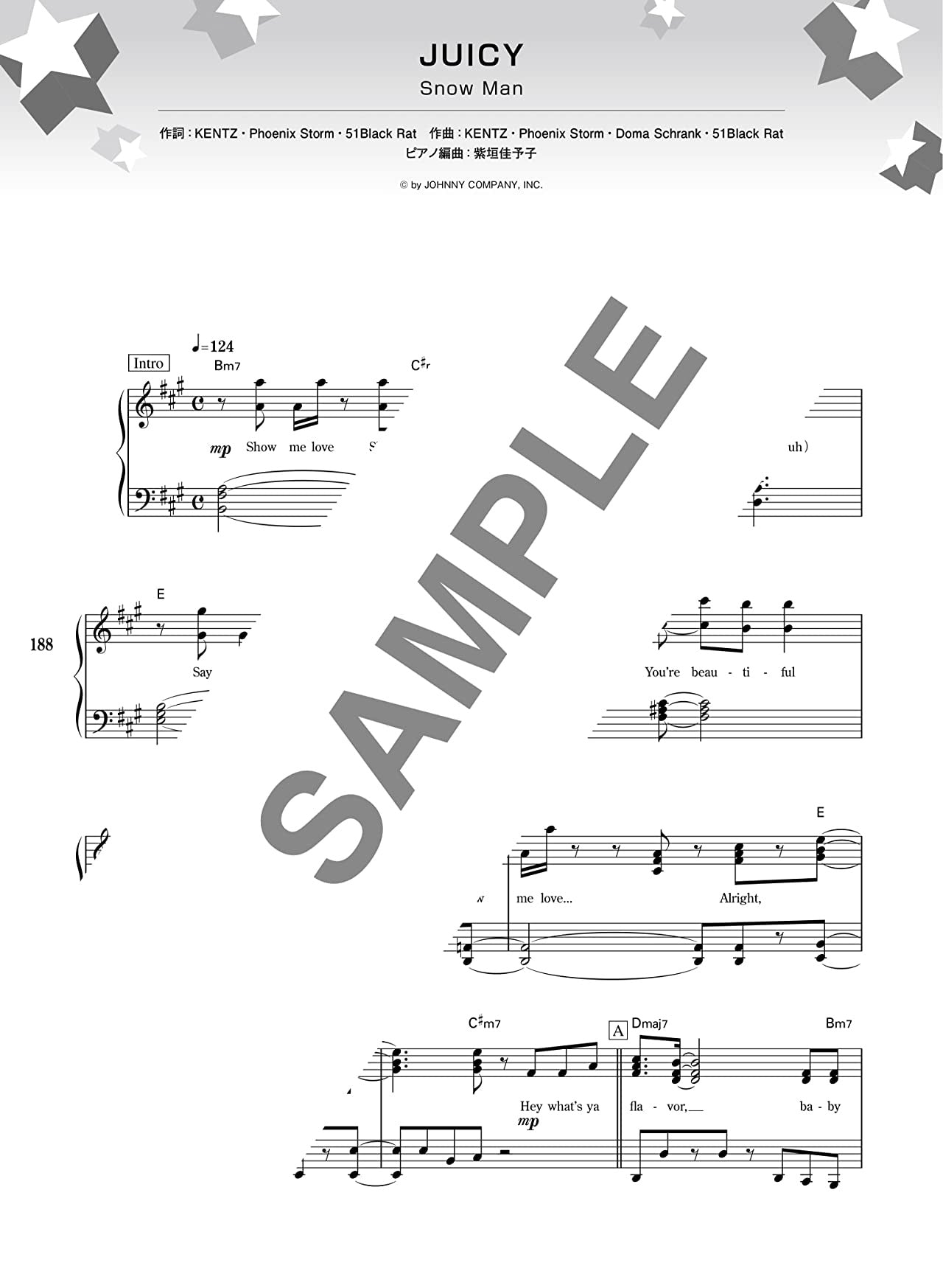 Boys Idol Bestes J-POP-Notenbuch für Klavier Solo (Mittelstufe).