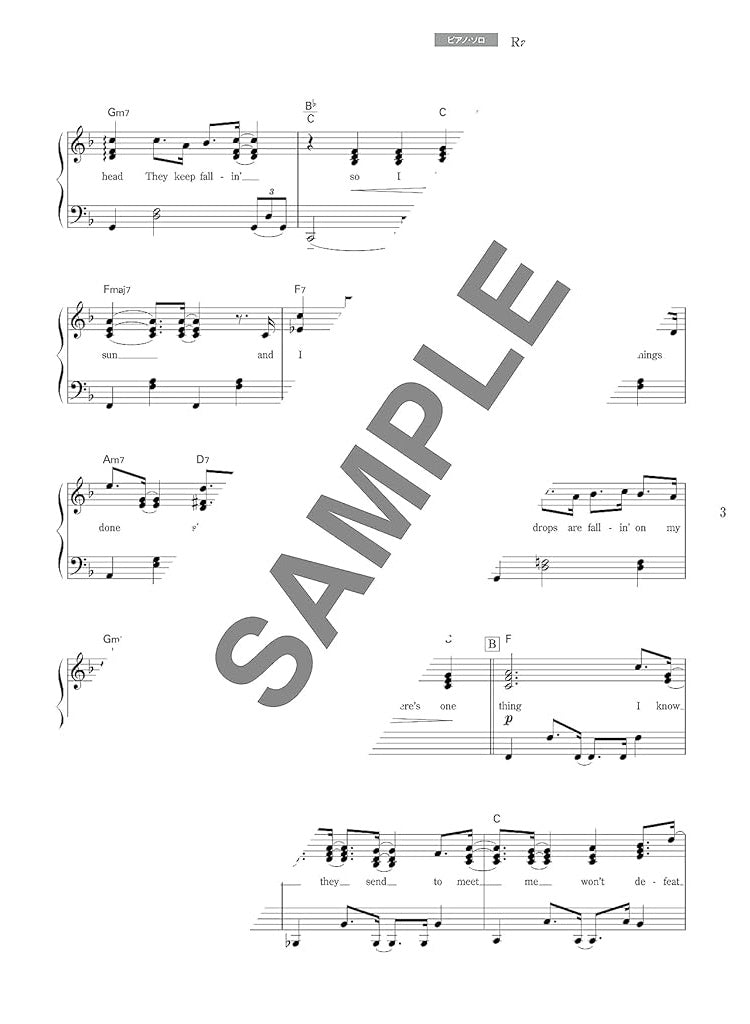 Burt Bacharach Klaviersammlung für Klavier Solo / Klavier und Gesang (Mittelstufe) Notenbuch